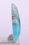 6.5ct GEM BLUE OPAL SCENIC CABOCHON PERU SEASCAPE PENDANT JEWELRY BB102