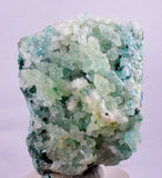 3.7cms DRUZY CHRYSOCOLLA QUARTZ LILY MINE PERU COPPER 2000 DISCOVERY DB27