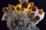 11cms STALACTITE QUARTZ HEMATOID GOETHITE LIMONITE PERU MINERAL SPECIMEN QB83