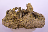 13ms CLINOZOISITE EPIDOTE CRYSTALS PERU MINERAL SPECIMEN COLLECTOR  KB60