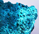 8cms BLUE MALACHITE BOTRYOIDAL PERU CRYSTALS GRAPE SPHERES SHINY UB199