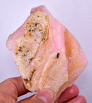 115 grams GEM PINK OPAL PERU ROUGH ANGEL SKIN TRANSLUCENT CORAL COLOR PB61