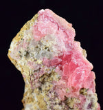 6.5cms GEM RHODOCHROSITE FLUORITE PYRITE CRYSTAL QUARTZ CHINA FLUORESCENT RB313