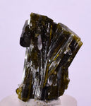 2.8cms EPIDOTE QUARTZ CRYSTALS PERU CLUSTER COLLECTOR GREEN COLOR MINERAL CB68