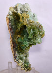 11.6cms DRUZY CHRYSOCOLLA CALCITE QUARTZ LILY MINE PERU COPPER MINERAL DB60