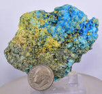 6.9cms CHALCANTHITE MELANTERITE ROMERITE ALUNOGEN PERU NATURAL  CRYSTALS FB74