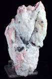 13cms RHODOCHROSITE ROSETTE PYRITE CRYSTALS PERU MINERAL SPECIMEN RB581