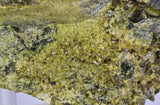 16cms CLINOZOISITE EPIDOTE CRYSTALS PERU MINERAL SPECIMEN COLLECTOR  KB38