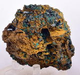 8.4cms ATACAMITE QUARTZ CRYSTALS LIMONITE  LILY MINE PERU MINERAL SPECIMEN AB185