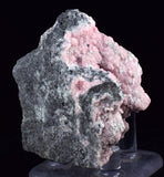 5.1cms RHODOCHROSITE ROSETTE PERU PINK CRYSTALS HUANZALA MINE MINERAL RB566
