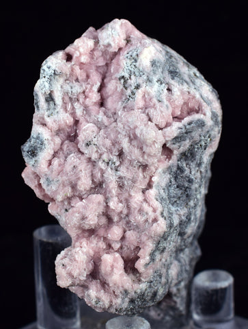 5.2cms RHODOCHROSITE ROSETTE PERU PINK CRYSTALS HUANZALA MINE MINERAL RB568