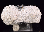 10.3cms PROUSTITE RED RUBY SILVER CALCITE PERU TRANSLUCENT UCHUCCHACUA HB152
