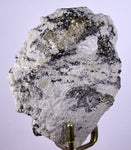 8.8ms  GREEN BLUE FLUORITE PYRITE CRYSTAL PERU HUANZALA MINE SHINY KB18