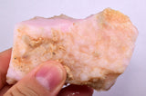 97 grams GEM PINK OPAL PERU ROUGH ANGEL SKIN TRANSLUCENT CORAL COLOR PB66