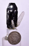 3.2cms PREMIUM EPIDOTE QUARTZ MINIATURE CRYSTALS PERU AESTHETIC COLLECTOR CB127