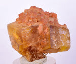 3.8cms GEM YELLOW FLUORITE SHINY CRYSTAL AHOULI MOROCCO MINERAL SPECIMEN KB49
