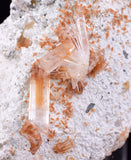 16.5cms LIMONITE IN SELENITE CRYSTAL COLLECTOR PERU MINERAL SPECIMEN TB128