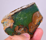 100grs GEM SILICA CHRYSOCOLLA LILY MINE PERU CHALCEDONY QUARTZ BLUE ROUGH SB193