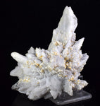 13cms NATURAL QUARTZ CALCITE PYRITE CRYSTALS MINERAL SPECIMEN QB89