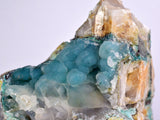 11ms DRUZY GEM SILICA CHRYSOCOLLA CHALCEDONY BOTRYOIDAL LILY MINE PERU DB95