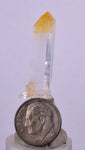 3.5cms QUARTZ HALLOYSITE MANGO COLOMBIA NATURAL CRYSTAL MINERAL SPECIMEN Q64
