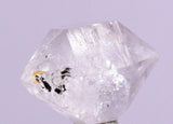 1.5cms HERKIMER DIAMOND ANTHRAXOLITE CRYSTALS MINERAL SPECIMEN PERU QB22