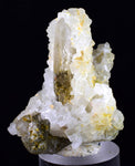 4.3cms PREHNITE QUARTZ EPIDOTE CRYSTALS PERU SHINY MINERAL SPECIMEN QB111