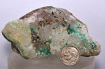 9cms GEM ATACAMITE CRYSTAL QUARTZ LILY MINE 2000 DISCOVERY PERU TB77