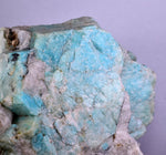 18cms AMAZONITE MICROCLINE QUARTZ CRYSTALS DENDRITES MICA MUSCOVITE PERU EB66