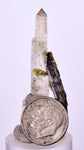 4.1cms PREMIUM EPIDOTE QUARTZ MINIATURE CRYSTALS PERU AESTHETIC COLLECTOR CB129