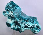 13.5cms GREEN CHALCANTHITE CRYSTAL LAB GROW MINERAL SPECIMEN PERU FB63