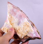 275 grams GEM PINK OPAL PERU ROUGH CORAL COLOR TRANSLUCENT MINERAL PB35
