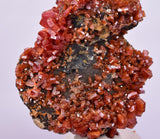 5.8cm VANADINITE HOLLANDITE CRYSTAL MIBLADEN MOROCCO  MINERAL SPECIMEN WB24