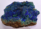 13cms AZURITE MALCHITE CRYSTALS PERU MINERAL SPECIMEN CUSCO UB138