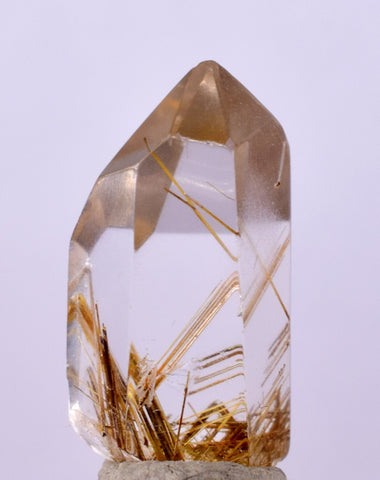 1.4cms QUARTZ RUTILATED POLISHED CABOCHON BRASIL RUTILE PENDANT JEWELRY QB59