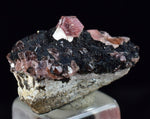 1.8cms GEM RHODOCHROSITE CRYSTALS PERU UCHUCHACCUA MINE MINERAL SPECIMEN RB480