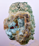 11cms STALACTITE ATACAMITE CALCITE CHRYSOCOLLA MALACHITE LILY MINE PERU AB248