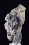 3.9cms ACANTHITE QUARTZ CRYSTALS MINERAL SPECIMEN PERU COLLECTOR HB3