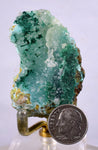 6cms ATACAMITE DRUZY CHRYSOCOLLA  STALACTITE LILY MINE PERU MINERAL AB43