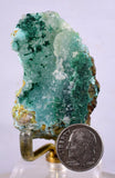 6cms ATACAMITE DRUZY CHRYSOCOLLA  STALACTITE LILY MINE PERU MINERAL AB43