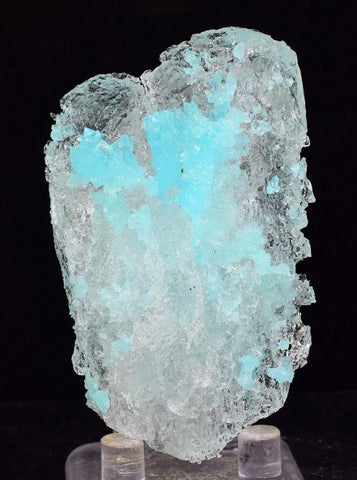 6.5cms NATURAL SKY BLUE SALAMMONIAC LECONTITE CHILE CRYSTALS MINERAL UB206
