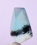 4.5cts GEM SKY BLUE OPAL FACETED PERU SHINY CLEAR JEWELRY OLD STOCK  BB93
