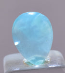 1ct GEM BLUE OPAL SCENIC CABOCHON PERU SEASCAPE PENDANT JEWELRY BB351