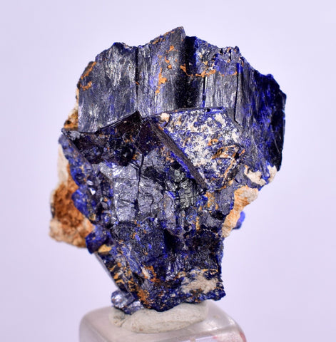 2.5cms GEM AZURITE CRYSTALS MOROCCO ROYAL BLUE COLOR SHARP SHINY UB212