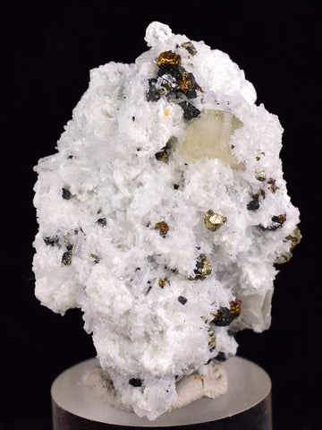 4.3cms APATITE QUARTZ PYRITE CRYSTALS DICKITE PERU HUANZALA AB229