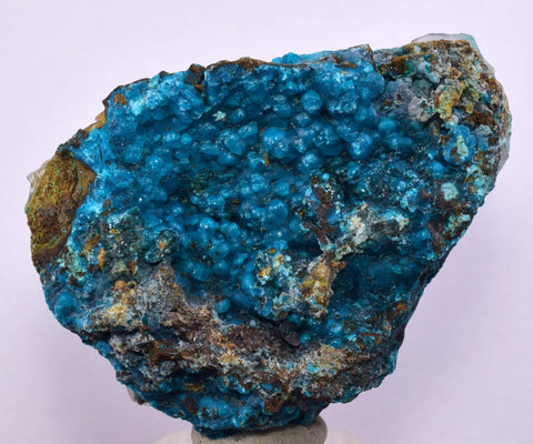5.5cms QUARTZ CHRYSOCOLLA BOTRYOIDAL TENTADORA MINE PERU MINERAL SPECIMEN CB101