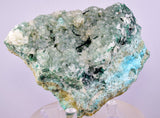 10.3cms ATACAMITE CALCITE DRUZY CHRYSOCOLLA MALACHITE LILY MINE PERU AB249