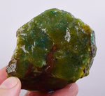 200grs GEM SILICA CHRYSOCOLLA LILY MINE PERU CHALCEDONY QUARTZ BLUE ROUGH SB107