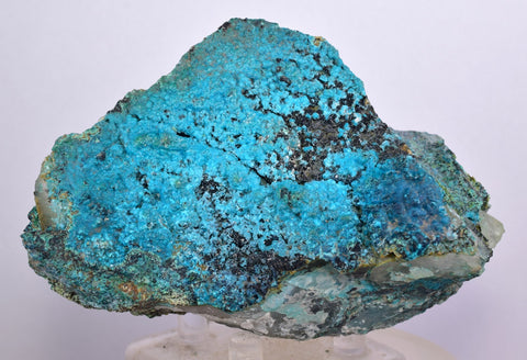 9cms QUARTZ CHRYSOCOLLA BOTRYOIDAL TENTADORA MINE PERU MINERAL SPECIMEN CB180