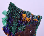 4cms AZURITE MALACHITE CRYSTALS MINERAL SPECIMEN AHOULI MINES MOROCCO UB219